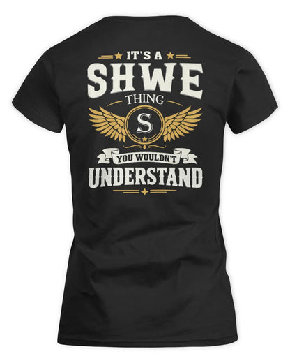 SHWE KT06-M008 It’s a [NAME] Thing – You Wouldn’t Understand | Personalized Vintage T-Shirt - Women's Standard T-Shirt - Black
