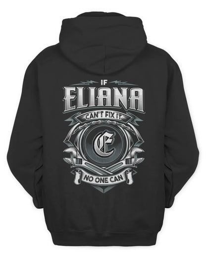 ELIANA AP81-K4-626 - Personalized Ahmed Quote Apparel “If Ahmed Can't Fix It, No One Can” - Unisex Hoodie - Black