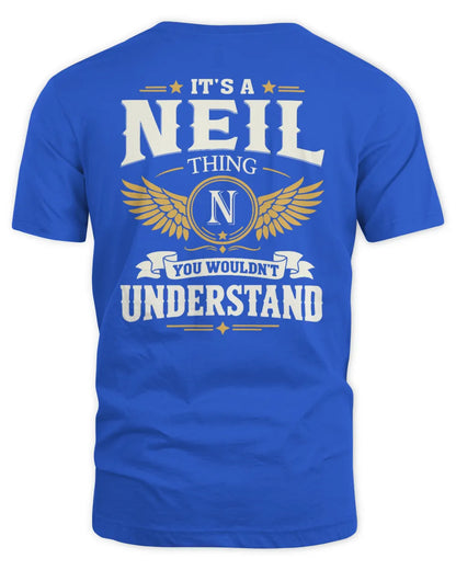 NEIL KT06-M008 It’s a [NAME] Thing – You Wouldn’t Understand | Personalized Vintage T-Shirt - Unisex Standard T-Shirt - Royal