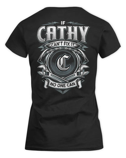 CATHY AP81-K4-626 - Personalized Ahmed Quote Apparel “If Ahmed Can't Fix It, No One Can” - Women's Standard T-Shirt - Black