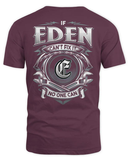 EDEN AP81-K4-626 - Personalized Ahmed Quote Apparel “If Ahmed Can't Fix It, No One Can” - Unisex Standard T-Shirt - Maroon