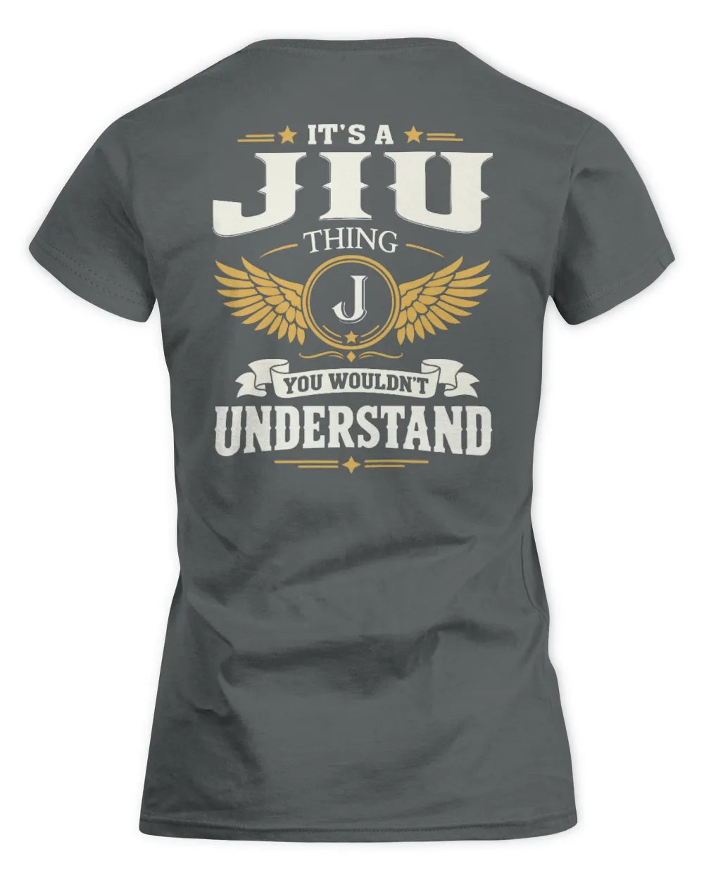 JIU KT06-M008 It’s a [NAME] Thing – You Wouldn’t Understand | Personalized Vintage T-Shirt - Women's Standard T-Shirt - Charcoal