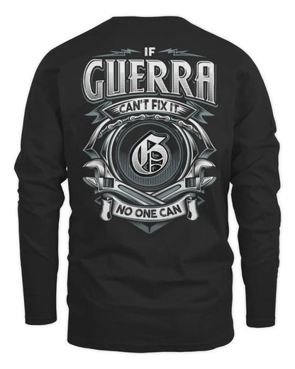 GUERRA AP81-K4-626 - Personalized Ahmed Quote Apparel “If Ahmed Can't Fix It, No One Can” - Men's Long Sleeved T-Shirt - Black