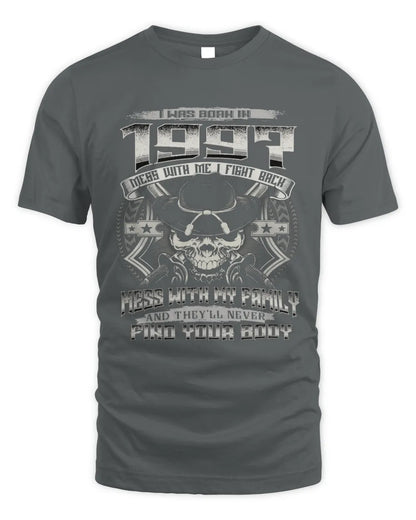 1997 HH89-K2 – Protective Family Quote T-Shirt - Unisex Standard T-Shirt - Charcoal