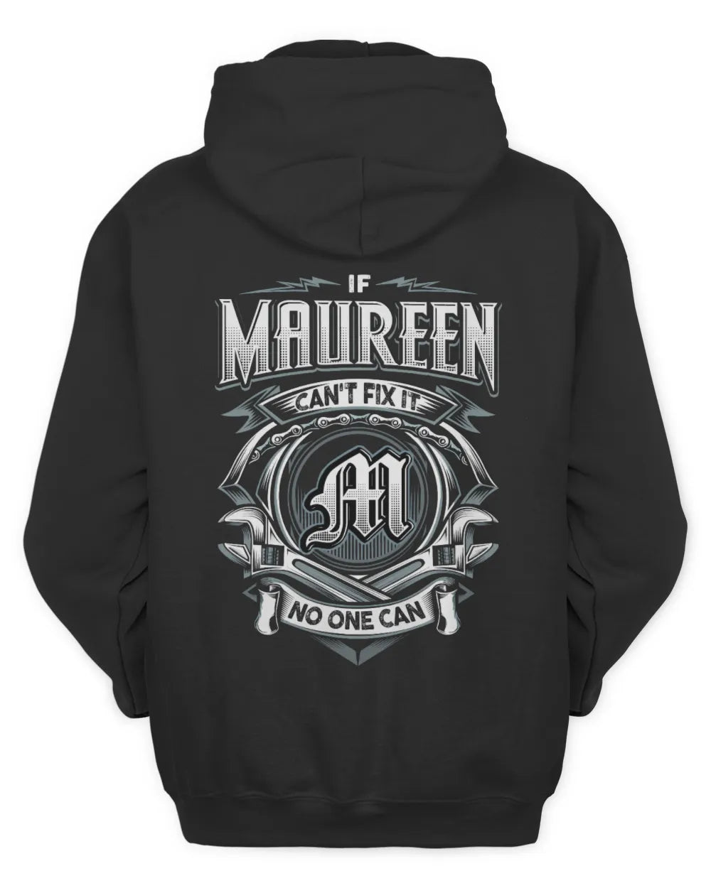MAUREEN AP81-K4-626 - Personalized Ahmed Quote Apparel “If Ahmed Can't Fix It, No One Can” - Unisex Hoodie - Black
