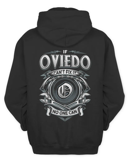 OVIEDO AP81-K4-626 - Personalized Ahmed Quote Apparel “If Ahmed Can't Fix It, No One Can” - Unisex Hoodie - Black