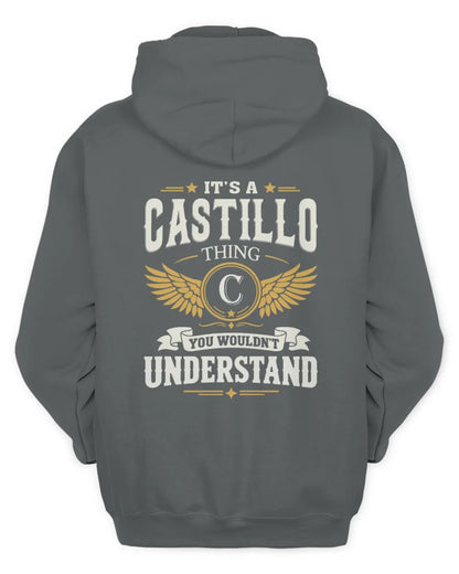CASTILLO KT06-M008 It’s a [NAME] Thing – You Wouldn’t Understand | Personalized Vintage T-Shirt - Unisex Hoodie - Charcoal