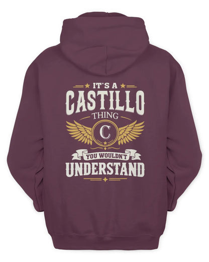 CASTILLO KT06-M008 It’s a [NAME] Thing – You Wouldn’t Understand | Personalized Vintage T-Shirt - Unisex Hoodie - Maroon