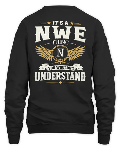 NWE KT06-M008 It’s a [NAME] Thing – You Wouldn’t Understand | Personalized Vintage T-Shirt - Unisex Sweatshirt - Black