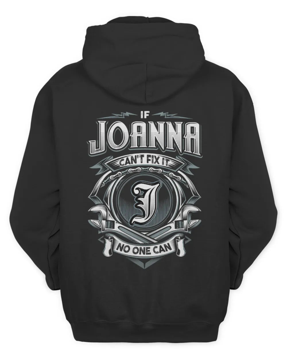 JOANNA AP81-K4-626 - Personalized Ahmed Quote Apparel “If Ahmed Can't Fix It, No One Can” - Unisex Hoodie - Black