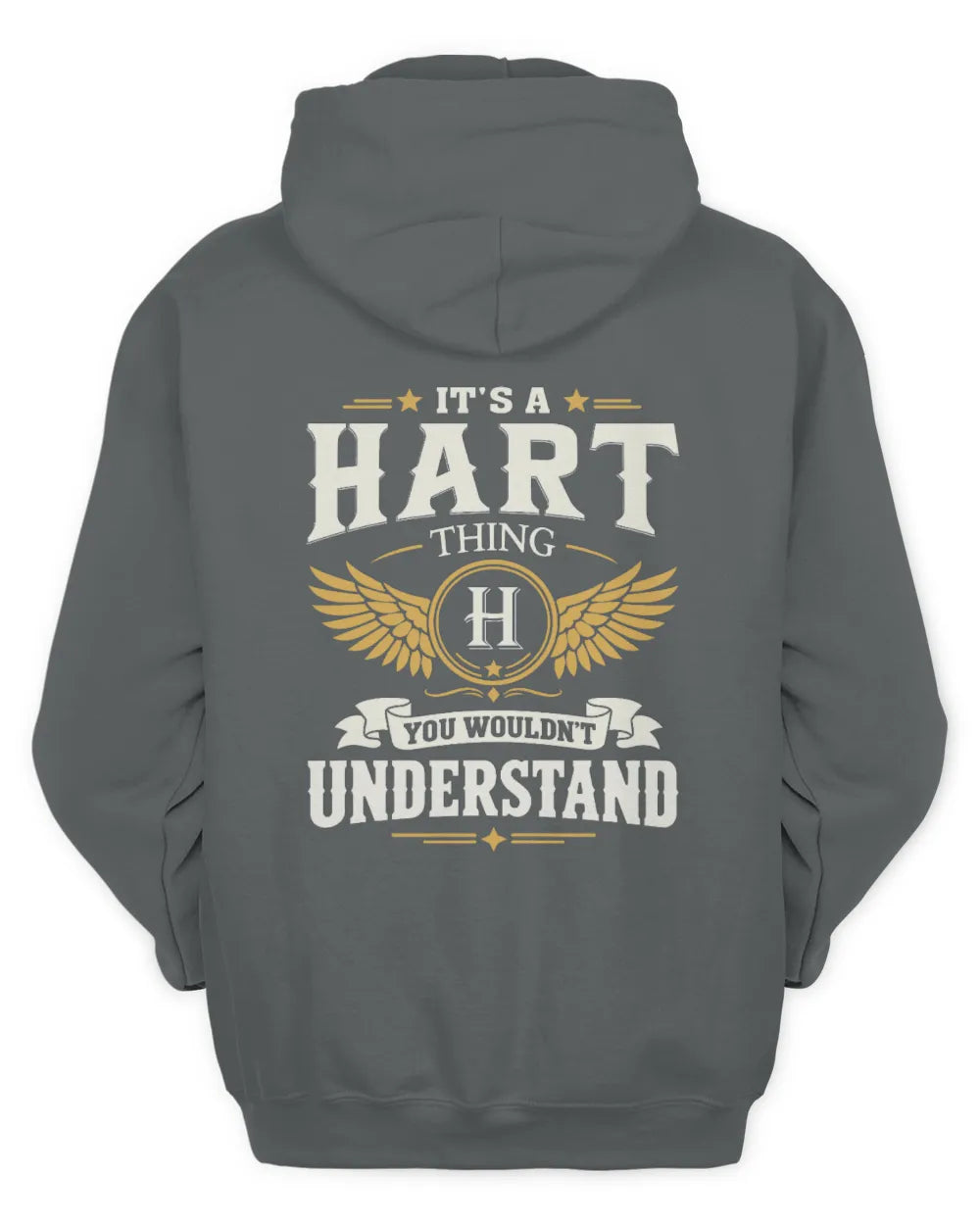 HART KT06-M008 It’s a [NAME] Thing – You Wouldn’t Understand | Personalized Vintage T-Shirt - Unisex Hoodie - Charcoal