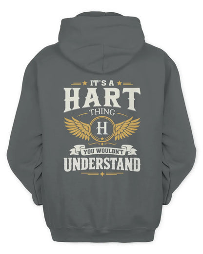 HART KT06-M008 It’s a [NAME] Thing – You Wouldn’t Understand | Personalized Vintage T-Shirt - Unisex Hoodie - Charcoal