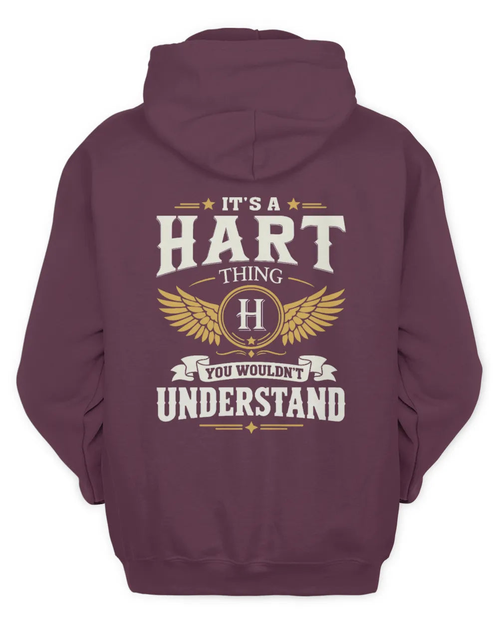 HART KT06-M008 It’s a [NAME] Thing – You Wouldn’t Understand | Personalized Vintage T-Shirt - Unisex Hoodie - Maroon