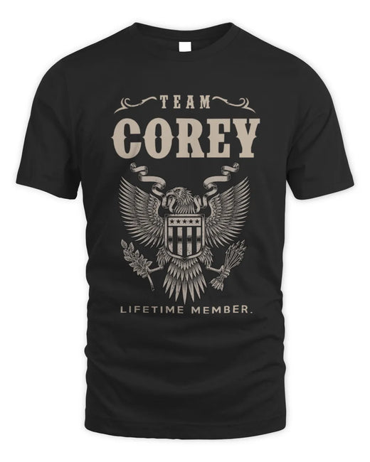 COREY TP06-K82 – Personalized Classic Style Apparel “Team NAME Lifetime Member”