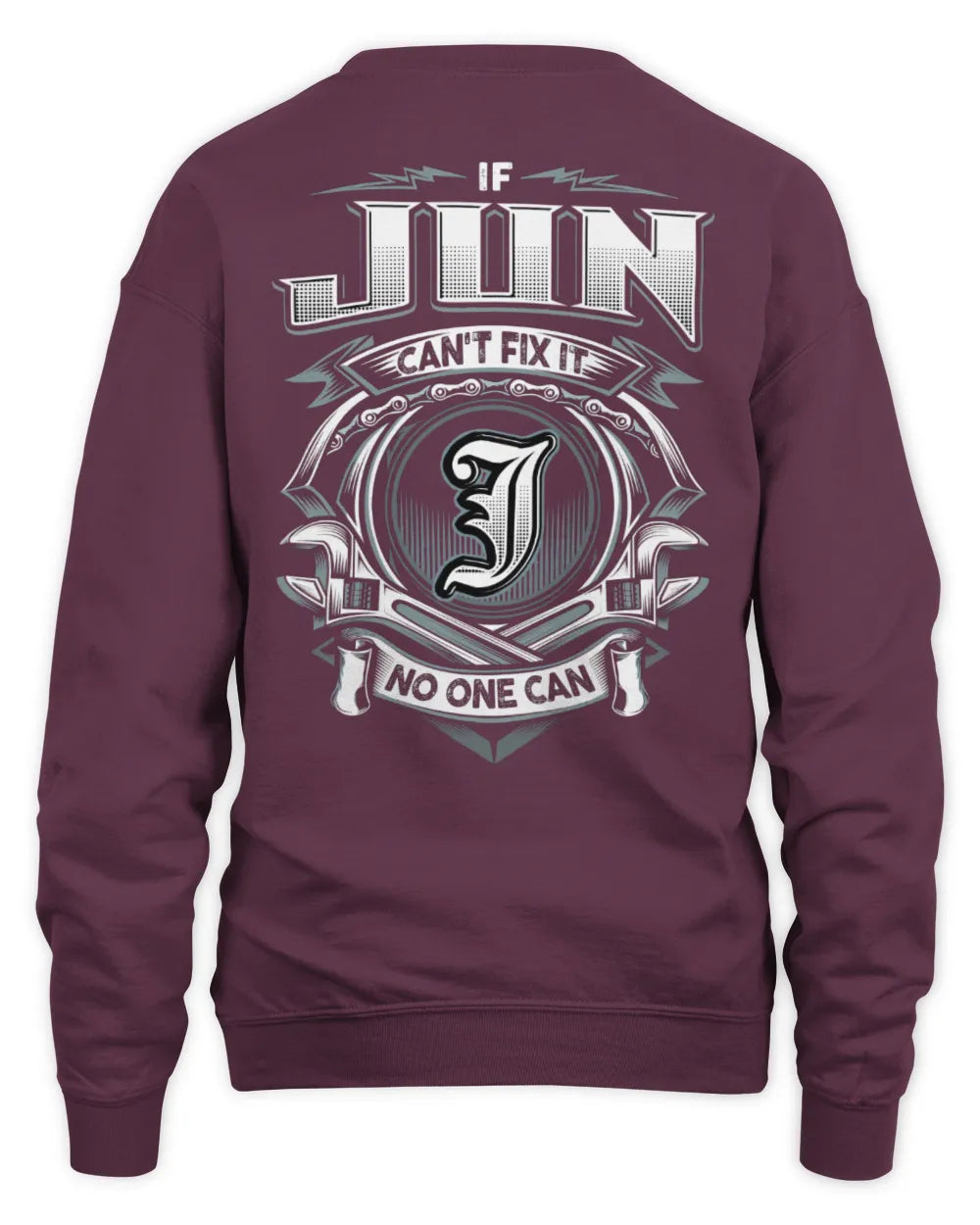 JUN AP81-K4-626 - Personalized Ahmed Quote Apparel “If Ahmed Can't Fix It, No One Can” - Unisex Sweatshirt - Maroon