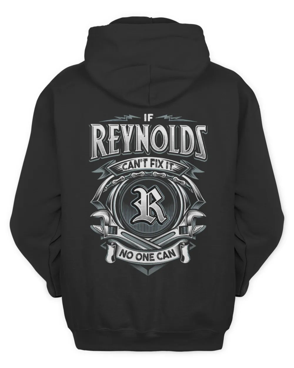 REYNOLDS AP81-K4-626 - Personalized Ahmed Quote Apparel “If Ahmed Can't Fix It, No One Can” - Unisex Hoodie - Black