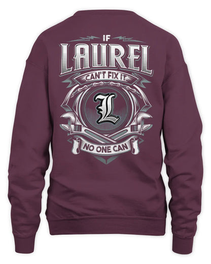 LAUREL AP81-K4-626 - Personalized Ahmed Quote Apparel “If Ahmed Can't Fix It, No One Can” - Unisex Sweatshirt - Maroon