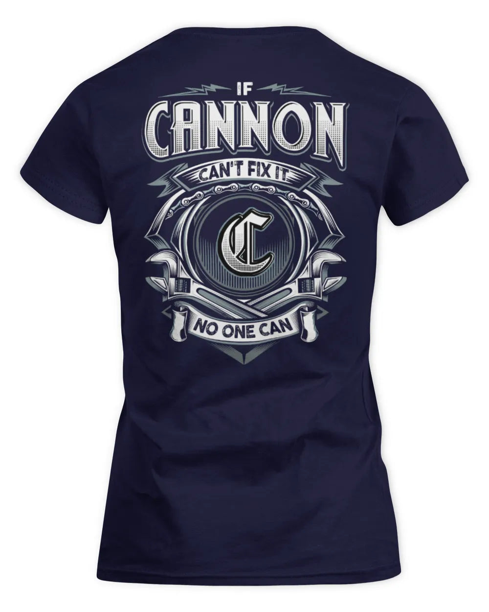 CANNON AP81-K4-626 - Personalized Ahmed Quote Apparel “If Ahmed Can't Fix It, No One Can” - Women's Standard T-Shirt - Navy