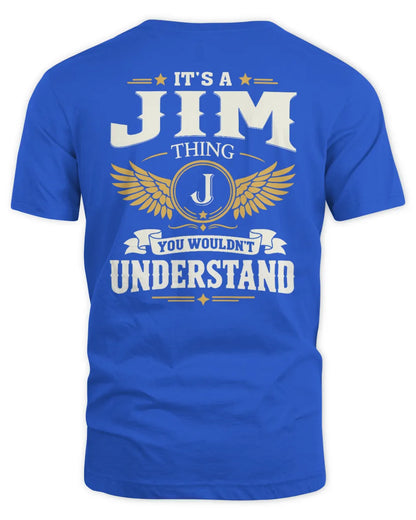 JIM KT06-M008 It’s a [NAME] Thing – You Wouldn’t Understand | Personalized Vintage T-Shirt - Unisex Standard T-Shirt - Royal