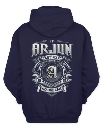 ARJUN AP81-K4-626 - Personalized Ahmed Quote Apparel “If Ahmed Can't Fix It, No One Can” - Unisex Hoodie - Navy