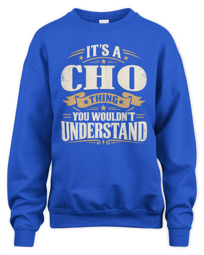CHO P08 TH51 - Personalized “It’s a/an [NAME] Thing – You Wouldn’t Understand” Shirt - Unisex Sweatshirt - Royal