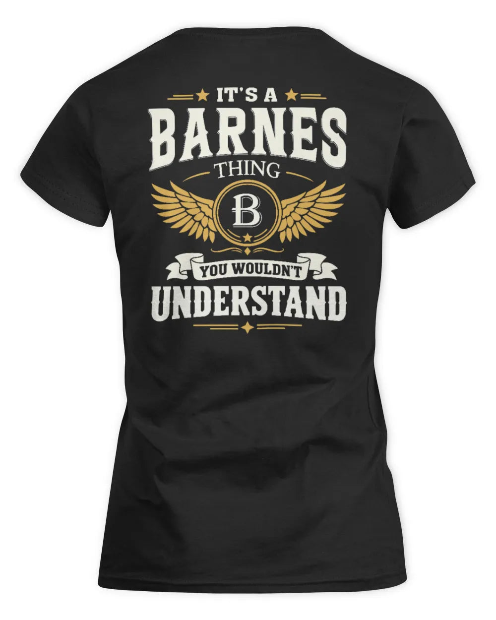 BARNES KT06-M008 It’s a [NAME] Thing – You Wouldn’t Understand | Personalized Vintage T-Shirt - Women's Standard T-Shirt - Black