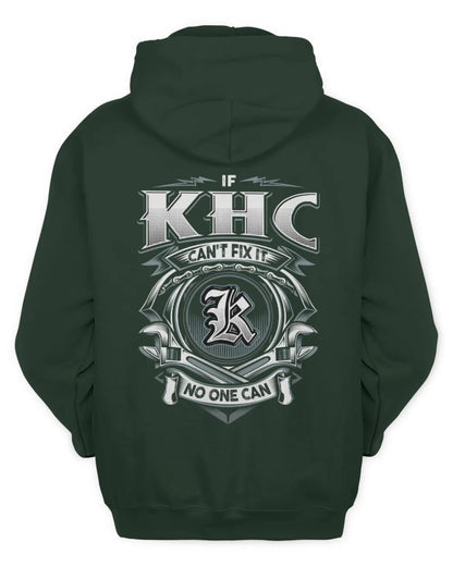 KHC AP81-K4-626 - Personalized Ahmed Quote Apparel “If Ahmed Can't Fix It, No One Can” - Unisex Hoodie - Forest Green