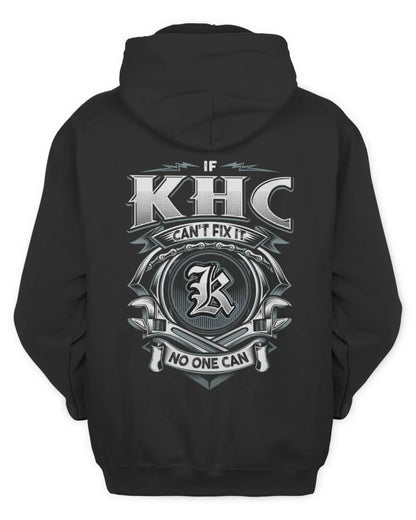 KHC AP81-K4-626 - Personalized Ahmed Quote Apparel “If Ahmed Can't Fix It, No One Can” - Unisex Hoodie - Black