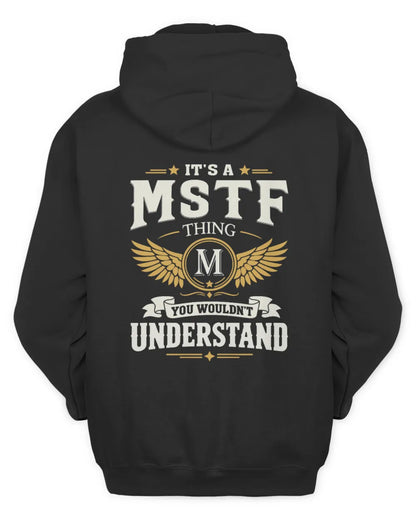 MSTF KT06-M008 It’s a [NAME] Thing – You Wouldn’t Understand | Personalized Vintage T-Shirt - Unisex Hoodie - Black