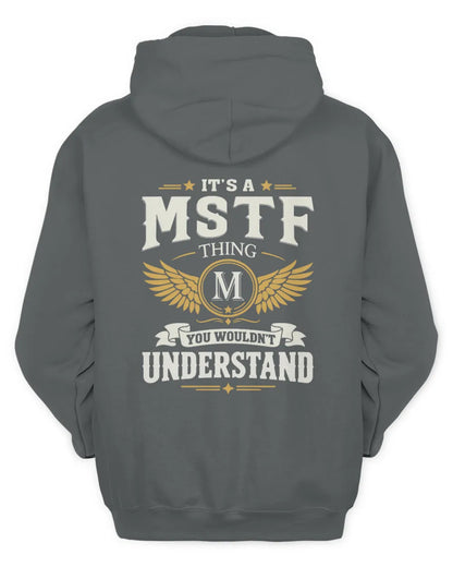 MSTF KT06-M008 It’s a [NAME] Thing – You Wouldn’t Understand | Personalized Vintage T-Shirt - Unisex Hoodie - Charcoal