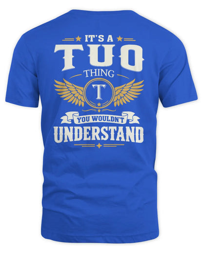 TUO KT06-M008 It’s a [NAME] Thing – You Wouldn’t Understand | Personalized Vintage T-Shirt - Unisex Standard T-Shirt - Royal