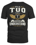 TUO KT06-M008 It’s a [NAME] Thing – You Wouldn’t Understand | Personalized Vintage T-Shirt - Unisex Standard T-Shirt - Black