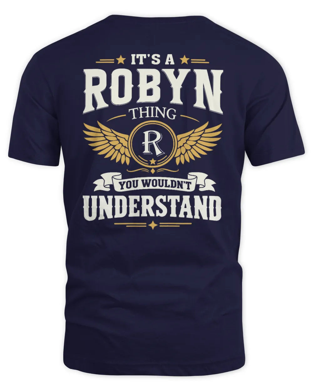 ROBYN KT06-M008 It’s a [NAME] Thing – You Wouldn’t Understand | Personalized Vintage T-Shirt - Unisex Standard T-Shirt - Navy