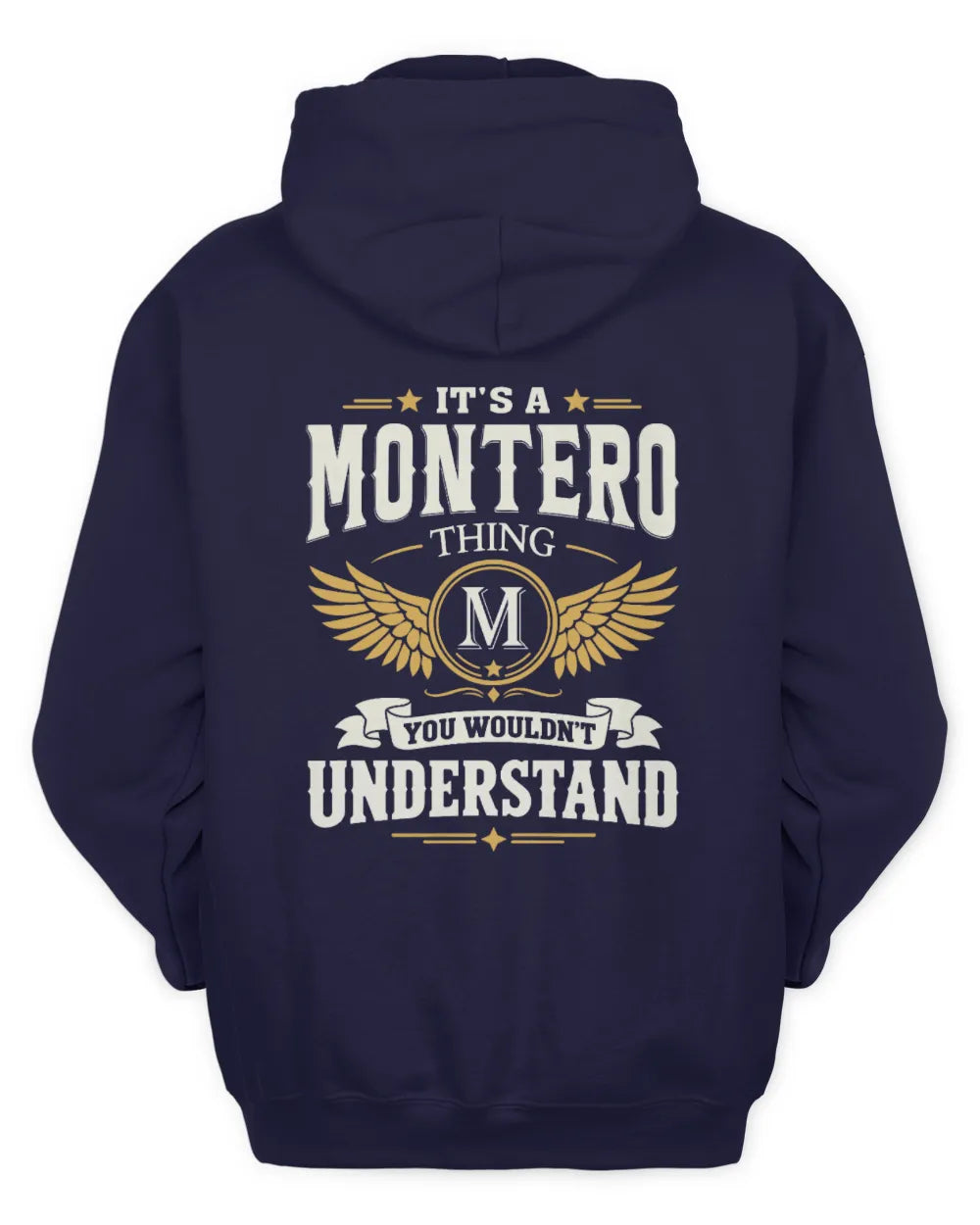 MONTERO KT06-M008 It’s a [NAME] Thing – You Wouldn’t Understand | Personalized Vintage T-Shirt - Unisex Hoodie - Navy