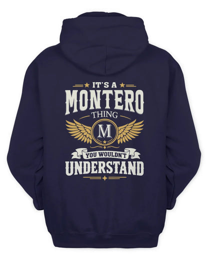 MONTERO KT06-M008 It’s a [NAME] Thing – You Wouldn’t Understand | Personalized Vintage T-Shirt - Unisex Hoodie - Navy