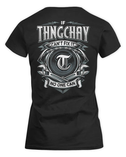 THNGCHAY AP81-K4-626 - Personalized Ahmed Quote Apparel “If Ahmed Can't Fix It, No One Can” - Women's Standard T-Shirt - Black
