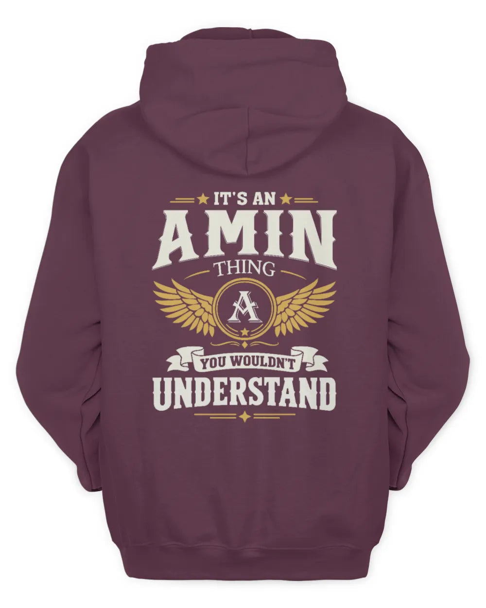 AMIN KT06-M008 It’s a [NAME] Thing – You Wouldn’t Understand | Personalized Vintage T-Shirt - Unisex Hoodie - Maroon