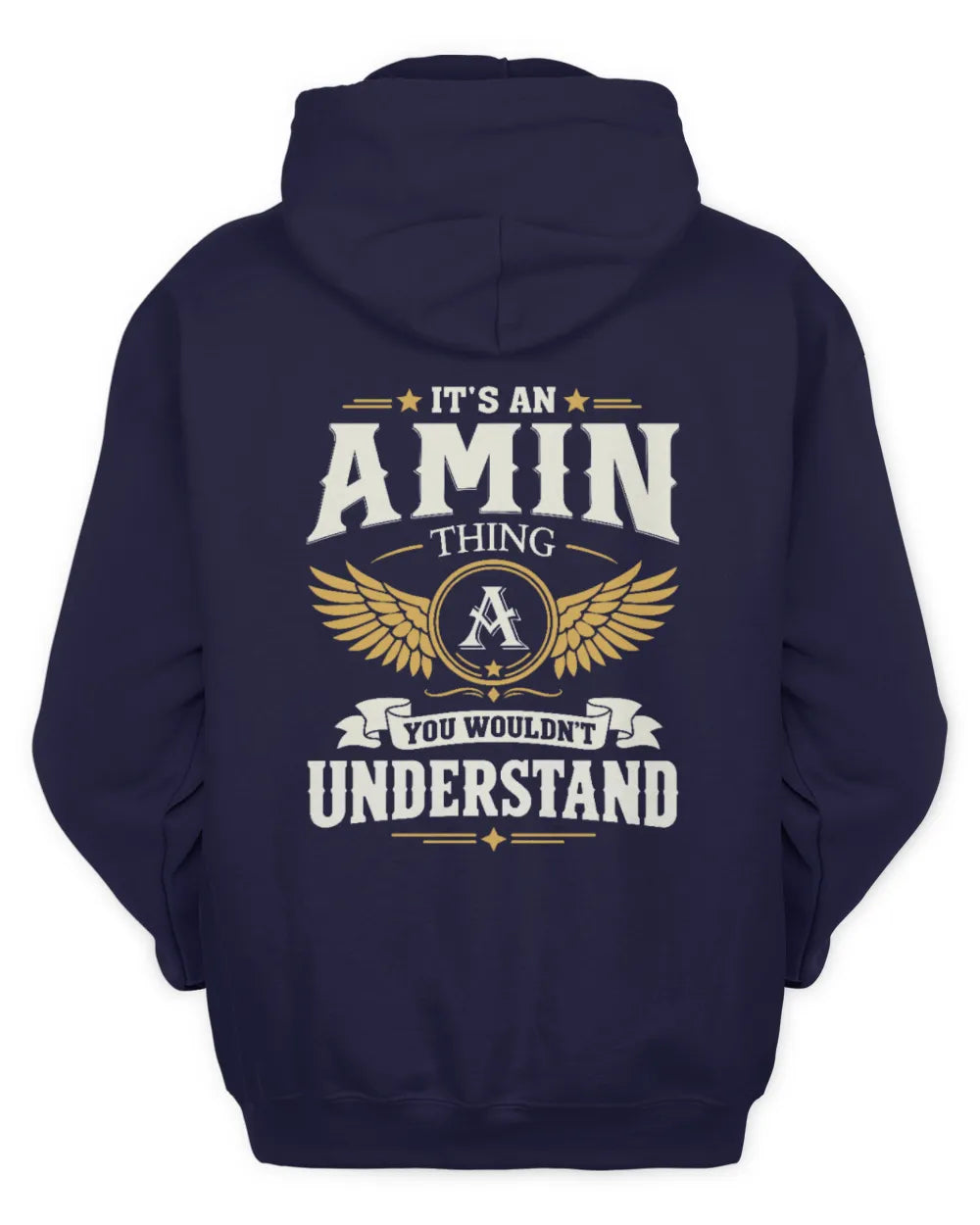 AMIN KT06-M008 It’s a [NAME] Thing – You Wouldn’t Understand | Personalized Vintage T-Shirt - Unisex Hoodie - Navy