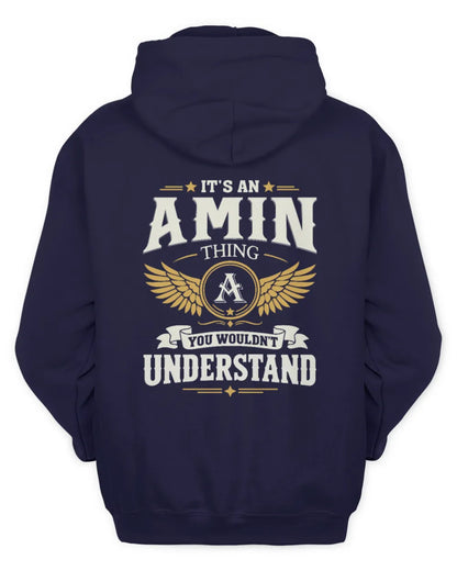 AMIN KT06-M008 It’s a [NAME] Thing – You Wouldn’t Understand | Personalized Vintage T-Shirt - Unisex Hoodie - Navy