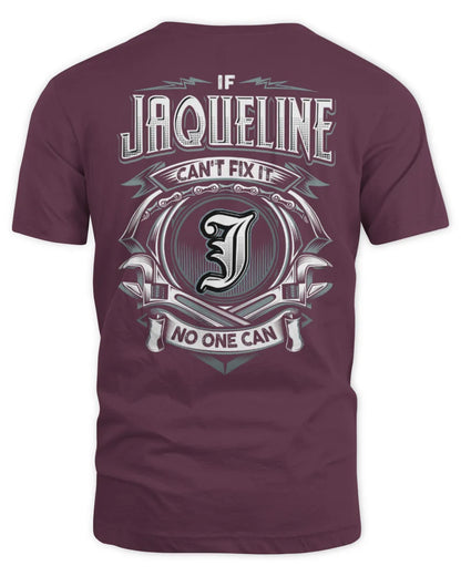 JAQUELINE AP81-K4-626 - Personalized Ahmed Quote Apparel “If Ahmed Can't Fix It, No One Can” - Unisex Standard T-Shirt - Maroon