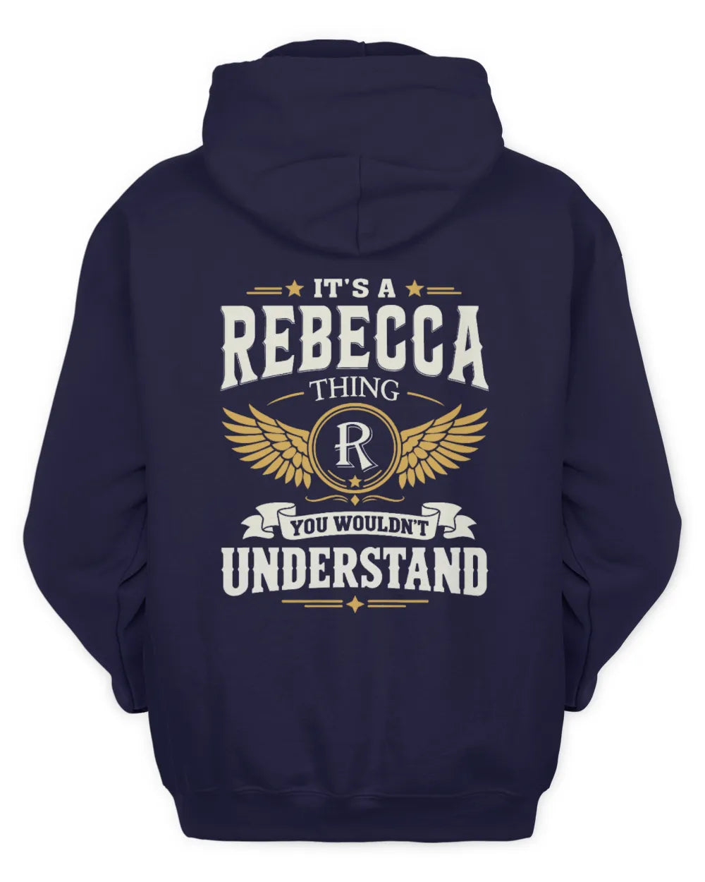REBECCA KT06-M008 It’s a [NAME] Thing – You Wouldn’t Understand | Personalized Vintage T-Shirt - Unisex Hoodie - Navy