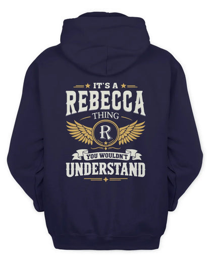 REBECCA KT06-M008 It’s a [NAME] Thing – You Wouldn’t Understand | Personalized Vintage T-Shirt - Unisex Hoodie - Navy