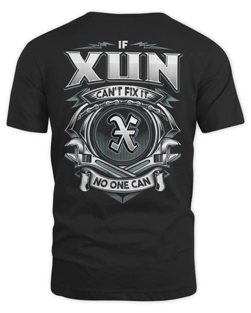 XUN AP81-K4-626 - Personalized Ahmed Quote Apparel “If Ahmed Can't Fix It, No One Can” - Unisex Standard T-Shirt - Black