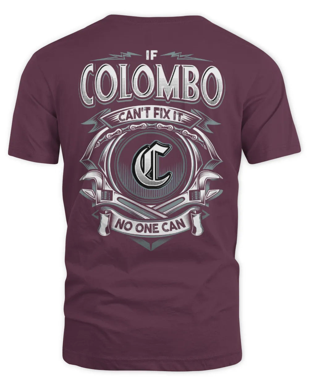 COLOMBO AP81-K4-626 - Personalized Ahmed Quote Apparel “If Ahmed Can't Fix It, No One Can” - Unisex Standard T-Shirt - Maroon