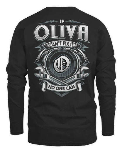 OLIVA AP81-K4-626 - Personalized Ahmed Quote Apparel “If Ahmed Can't Fix It, No One Can” - Men's Long Sleeved T-Shirt - Black