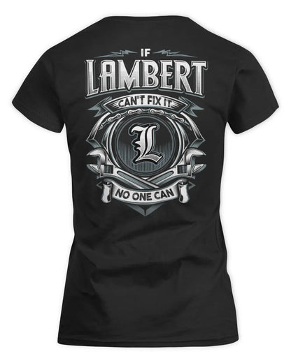 LAMBERT AP81-K4-626 - Personalized Ahmed Quote Apparel “If Ahmed Can't Fix It, No One Can” - Women's Standard T-Shirt - Black
