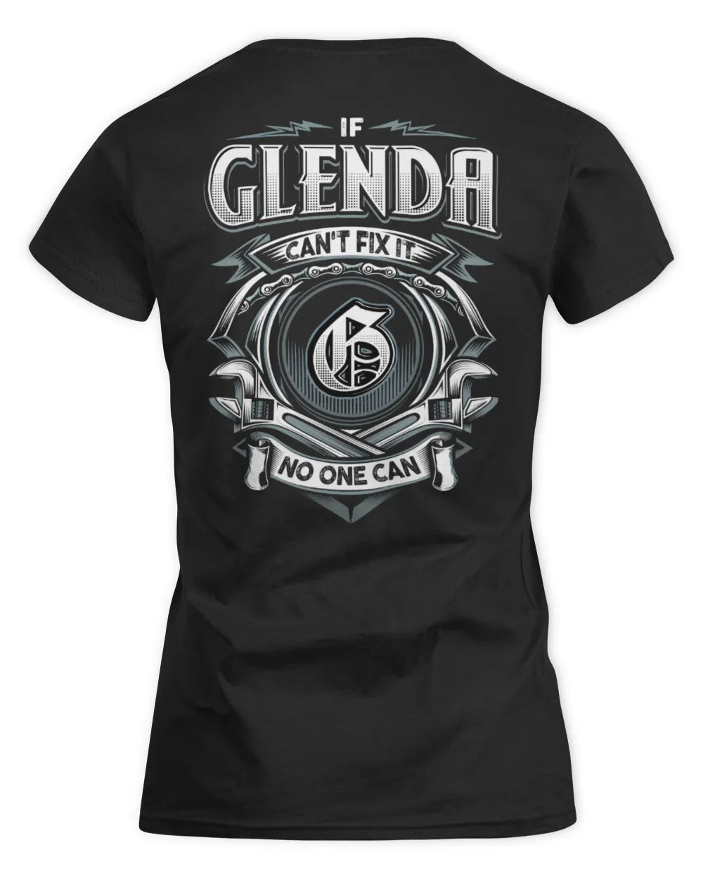 GLENDA AP81-K4-626 - Personalized Ahmed Quote Apparel “If Ahmed Can't Fix It, No One Can” - Women's Standard T-Shirt - Black