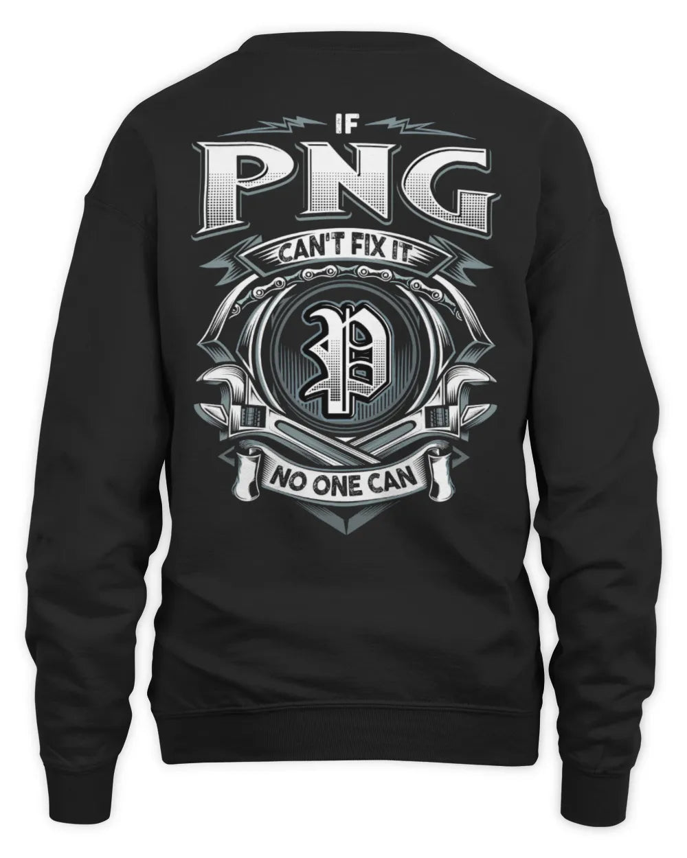 PNG AP81-K4-626 - Personalized Ahmed Quote Apparel “If Ahmed Can't Fix It, No One Can” - Unisex Sweatshirt - Black