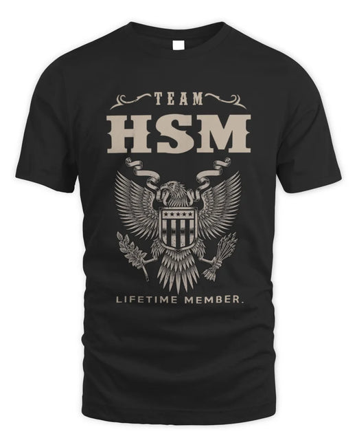 HSM TP06-K82 – Personalized Classic Style Apparel “Team NAME Lifetime Member”