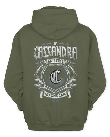 CASSANDRA AP81-K4-626 - Personalized Ahmed Quote Apparel “If Ahmed Can't Fix It, No One Can” - Unisex Hoodie - Military Green